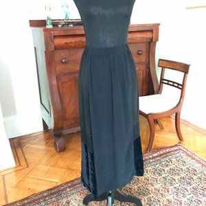 Nooshin Boho Goth Maxi Skirt embroidered